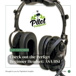 ASA HS1 Aviation Headset